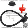 66-7460 Primer Bulb Compatible with Toro and Lawnboy 66-7460 120-440 Primer Bulbs with Hose 298090 150 um Fuel Filter for Briggs Stratton 44-2750 Primer Body 4 Pieces Lawn Mower Carburetor
