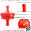 66-7460 Primer Bulb Compatible with Toro and Lawnboy 66-7460 120-440 Primer Bulbs with Hose 298090 150 um Fuel Filter for Briggs Stratton 44-2750 Primer Body 4 Pieces Lawn Mower Carburetor - Image 3