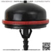 793382 Carburetor Primer Bulb for B&S 790221 Snowblowers Parts Snow Blower Accessory Lawn Mower Replacement Parts - 1PCS