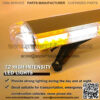 38 Inch Rooftop Emergency Strobe Light Bar 72 LED Traffic Advisor ing Lightbar IP65 Waterproof 15 Flashing Mode Heavy-duty Bolt Mount for Vehicle Security Snowplow Truck(Amber/White/Amber) - Image 2