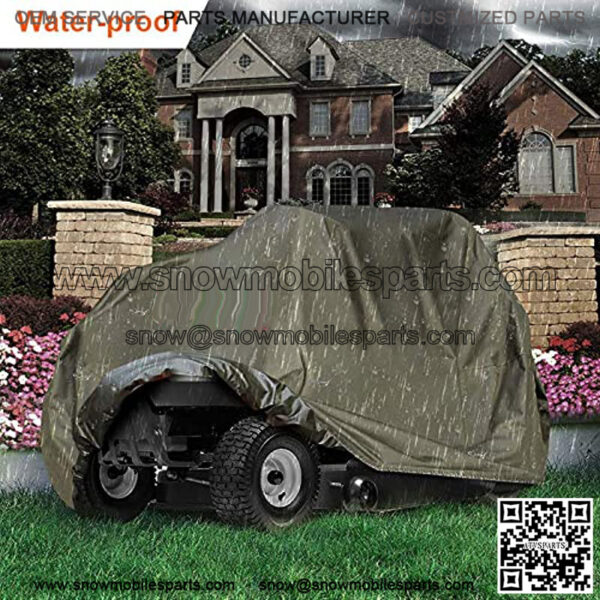 Eventronic Riding Lawn Mower Cover, Riding Lawn Tractor Cover Waterproof Heavy Duty Durable (600D-polyester Oxford) - Image 3