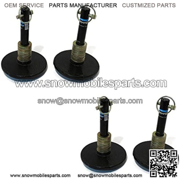 (4) Snow PLOW Shoe Skid Foot Assemblies for Western 49067 Fisher Snow