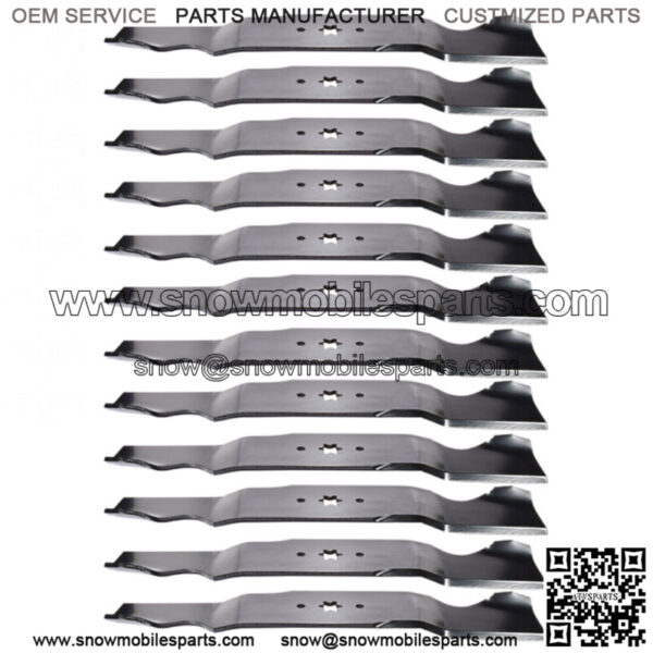 12PK Blades Fits Cub Cadet GT1054 GTX1054 GT1554 w/ 54" Deck 942-0677B