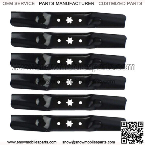 6 Blades MTD Fits Cub Cadet RZT-L50 RZT-S50 XT1-LT50 XT1-GT50 XT2-LX50 942-05052