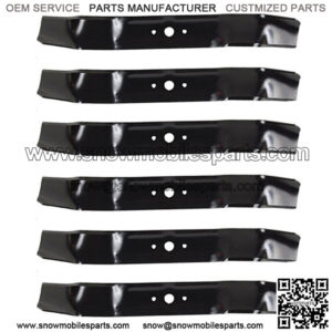 6 Mower Blades Fits Cub Cadet 42" Cut 742-04101 742-3033 759-3830