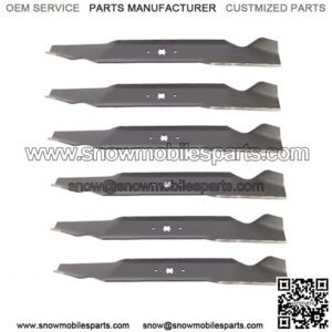 6 Pack Blade Fits Cub Cadet 942-04244 742-04244 46" LTX1046 1045