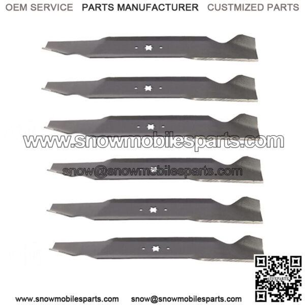 6 Pack Blade Fits Cub Cadet 942-04244 742-04244 46" LTX1046 1045