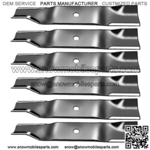 6 Pack Blades Fits Cub Cadet MTD 02005017 1005336 742-04417 942-04417 942-04417A