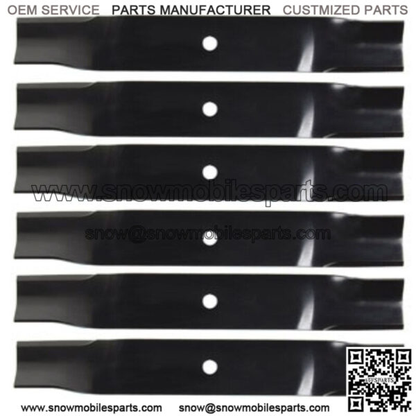 6-Pack Blades Fits Cub Cadet 01005338 for 60" Deck Tank Commercial