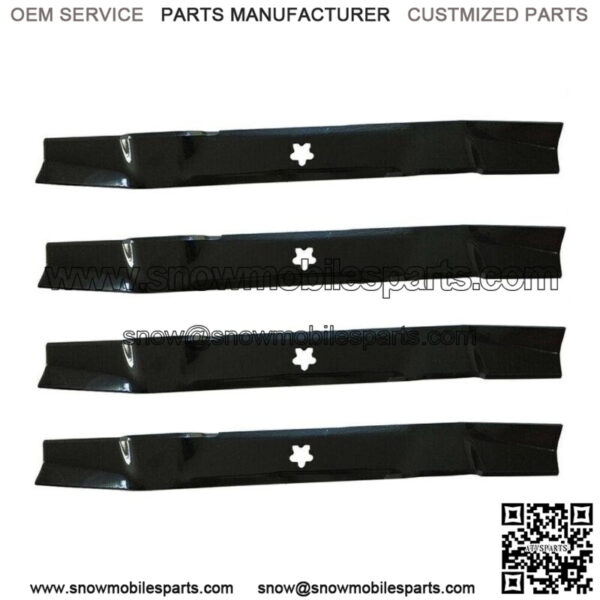 195-005 4 Pack 42" Mulching Blades Fits Fits Craftsman Fits Husky