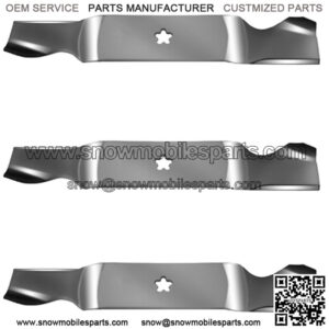 54" Cut Riding Mower Blades Replaces 187254 Fits Craftsman Poulan Fits Husqvarna