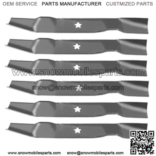 6PK 95-005 Lawn Mower Mulching Blades Fits 134149 422719 532134149