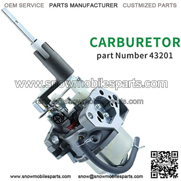 Carburetor Replaces 43201 for LCT Lauson 43201 Carb for L12D 414cc Snow Blower Engines - Image 5