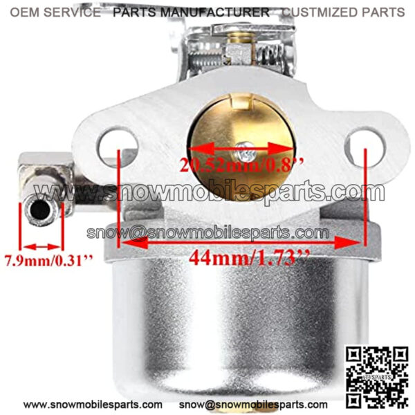 Carburetor for Craftsman 536.886120 536.886122 536.881501 536.885473 536.909400 536.886440 536.884822 536.886540 536.885400 536.884800 536.88612 536.886141 536.88547 5Hp 22" 24" Snow Blower - Image 2