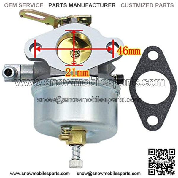 Carburetor Air Filter Compatible with 632113 632113A HS40 HSSK40 Toro 38010 38015 38250 Snowthrower 421 521 Snowblower 4HP 5HP Adjustable 056-326 520-962 50-662 056326 520962 50662 - Image 2