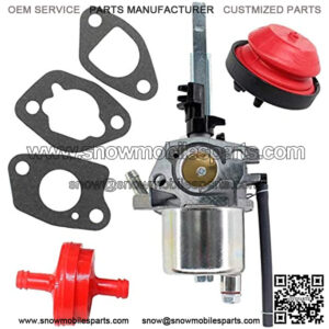 Carburetor for SNO Tek ST24 208CC 920402 24 in 2-Stage Snow Blower Carb Fuel Filter Gasket