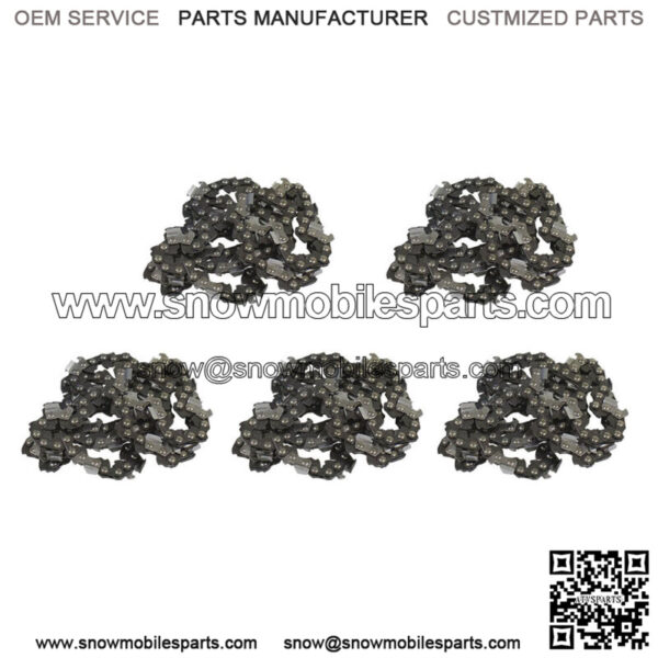 5pcs 18'' Chainsaw Chain Full Chisel 72 DL .325 Pitch .050 Gauge fits Troy Bilt