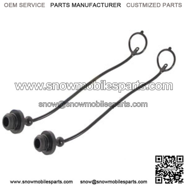 5205-4M TRACTOR HYD FEMALE DUST PLUG BLACK