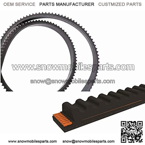 Snowblower Thrower Auger Drive Belt 1/2" x 35 1/4" for MTD Craftsman Husky 754-04050 754-04050A 954-04050 954-04050A