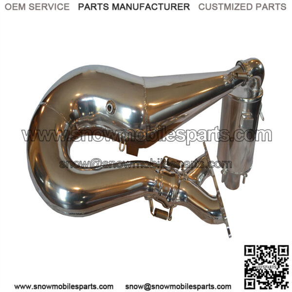 2010-12 Polaris 800 complete Exhaust System. (Rush, Switchback, RMK) Includes part numbers 132-104, 132-105, 132-107