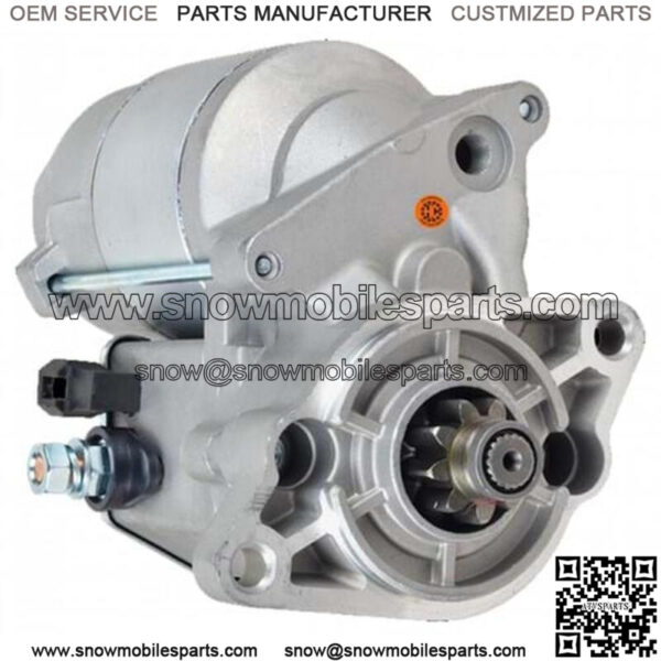 K7571-96810 Starter - New, 12V, OSGR, CW, Aftermarket Nippondenso Fits Kubota