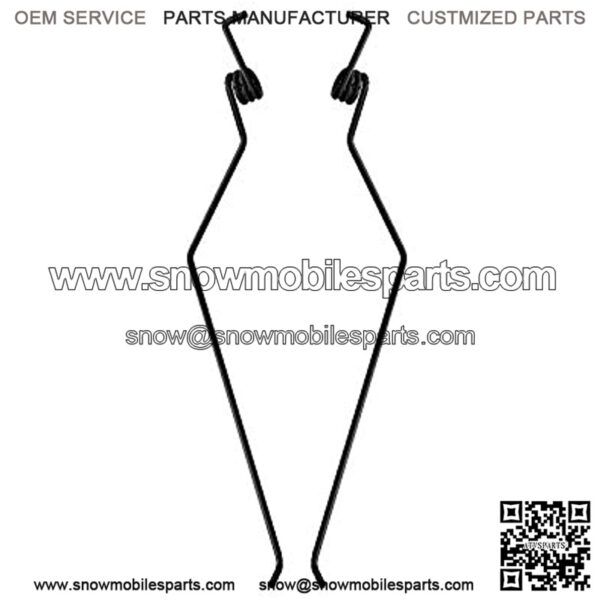 Polaris Snowmobile Ice Scratchers, 2 Pack