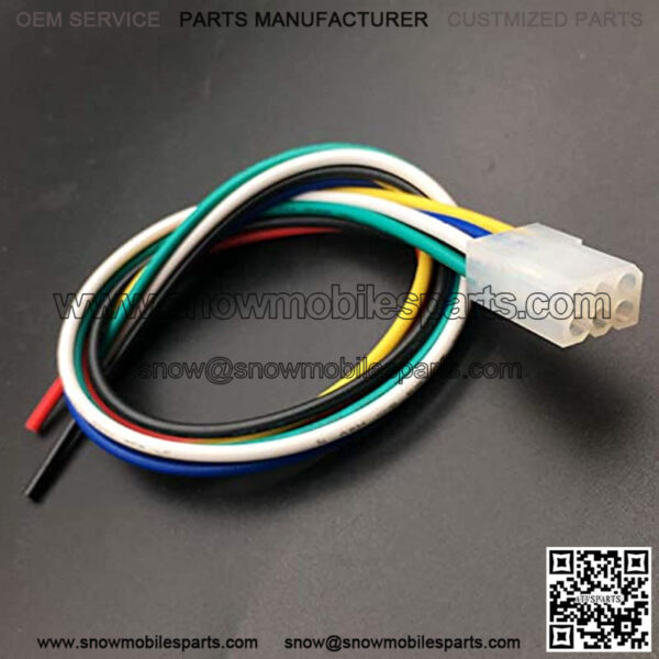 Compatible with Western Snow Plow 6 pin Control Harness Repair End 27070 Connector Pigtail - Image 3