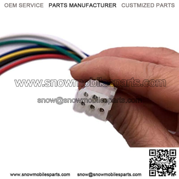Compatible with Western Snow Plow 6 pin Control Harness Repair End 27070 Connector Pigtail - Image 5