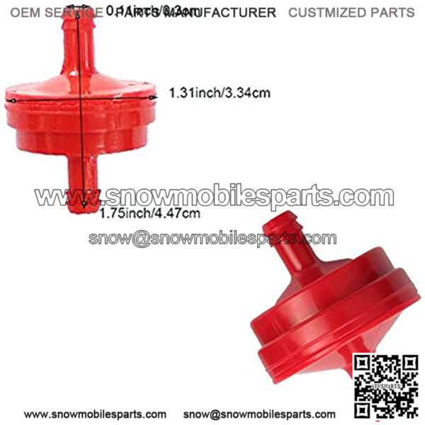 YOFMOO Pack of 3 Fuel Filter Compatible for Snow Blower Thrower Lawn Mower Scag 48057-02 Toro 42-5240 56-6360 Bynorm 330-040 Oregon 07-101 69-701 07-108  6000 12796 - Image 5