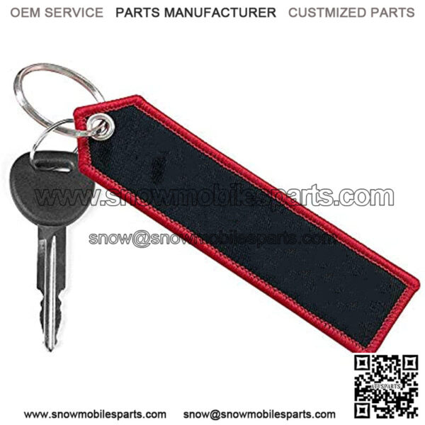Personalized Keychain, Custom Key Tag Embroidery Car Keychain , motorcycle Keychains for Men - Image 2