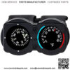 Sun Company CyclGage Bike Thermometer and Compass | Bicycle Handlebar Accessory