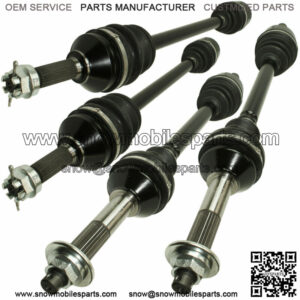 Front Rear Left Right CV Joint Axles for Kawasaki Teryx 750 KRF750 4X4 2008-11 (For: Kawasaki)