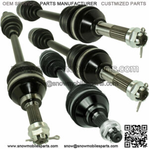Front Rear Left Right Axles for Kawasaki Brute Force 750 KVF750 4X4I 2005-2007 (For: Kawasaki)
