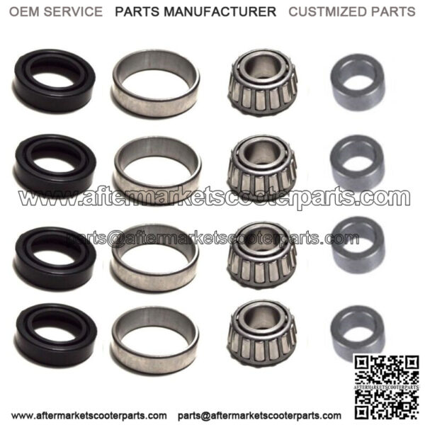 2 Caster Wheel Bearing Kits 11x4-5 Fits Toro, Fits Exmark Lazer Z 110-8837 Scag