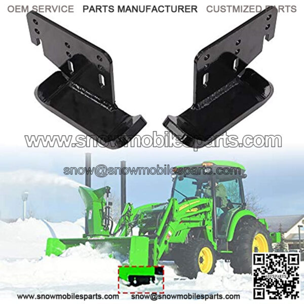 Snow Blower Skid Shoe for 42", 44", 47" and 54" Snow Blower Thrower Fit for John Deere 100, 300, 400,700 Series Tractors Replace OEM AM122263 AM122264