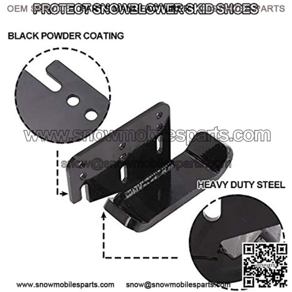 Snow Blower Skid Shoe for 42", 44", 47" and 54" Snow Blower Thrower Fit for John Deere 100, 300, 400,700 Series Tractors Replace OEM AM122263 AM122264 - Image 3