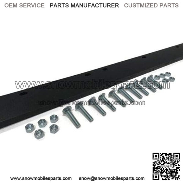1/2" Poly Cutting Edge Scraper BAR for John Deere 54" Front Mount Snow Blade Plow - Image 4