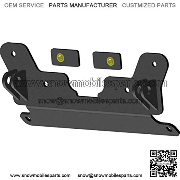 105780 Winch Plow Mount , Black