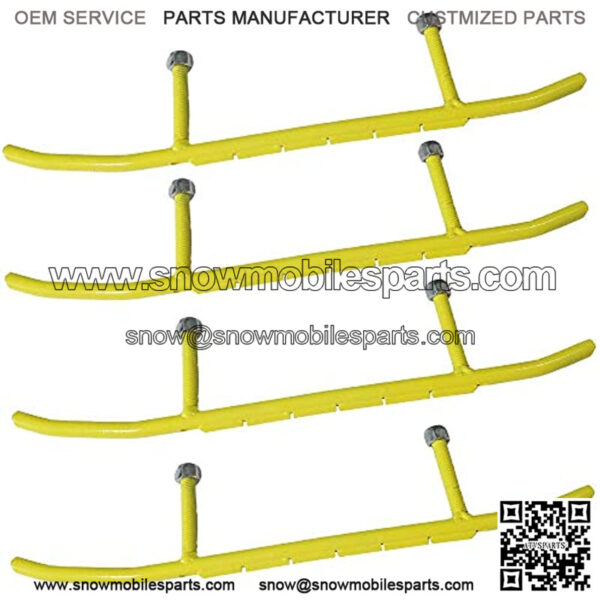 Replacement (4) 6" Carbides for Snowmobile Precision Skis Legend SE MXZX MX Adrenaline Rev