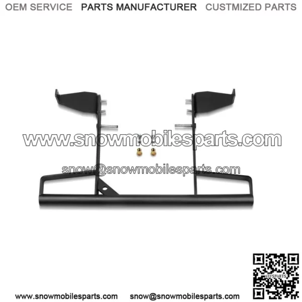 Rear Steel Wide Grab Bar Bumper For Yamaha 06-20 700 700R YFM700 Black (For: More than one vehicle)