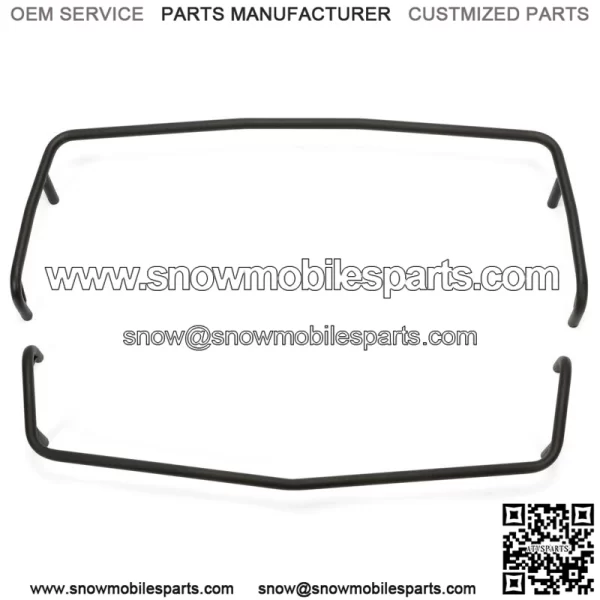 Front Bumper Brush Guard Protector & Racks For 2007-up Polaris Sportsman 90/110 (For: Polaris) - Image 3