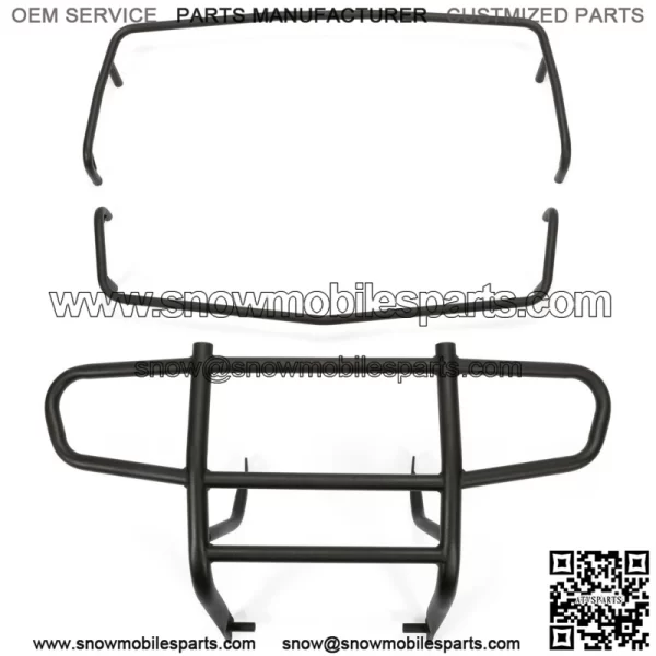 Front Bumper Brush Guard Protector & Racks For 2007-up Polaris Sportsman 90/110 (For: Polaris) - Image 5