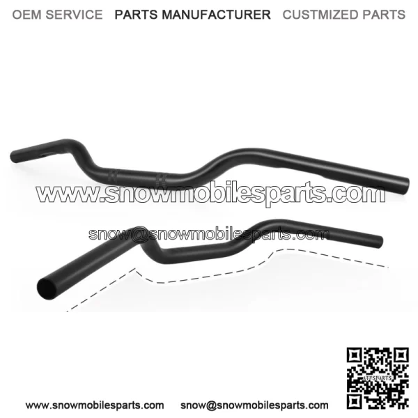 1" 25mm Motorcycle Drag Handlebar Black For Harley Sportster 883 1200 XL Iron - Image 2