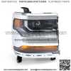 Headlight For 2016-2018 Chevy Silverado 1500 HID w/LED Passenger Right Side - Image 3