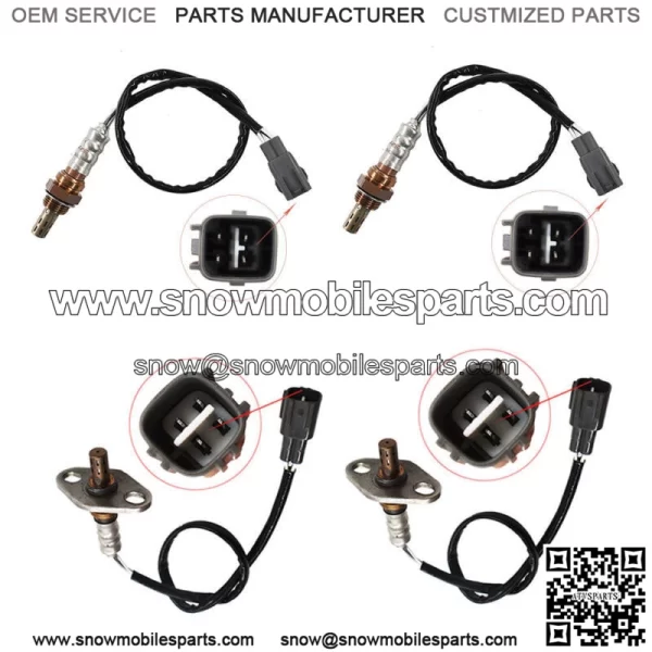 4pcs Upstream Downstream O2 Oxygen Sensor for Toyota Sequoia Tundra 2001-2004 - Image 2