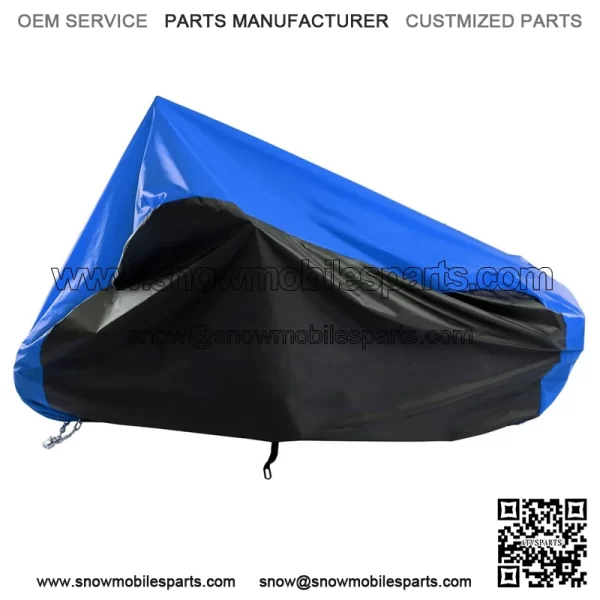 Motorcycle Cover Waterproof UV Dust Protect for Scooter Moped Outdoor Storage M - Image 2