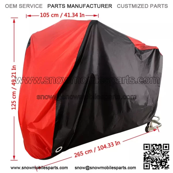 XXL Motorcycle Motorbike Cover Scooter Waterproof UV Protector For X-Pro 150cc - Image 2