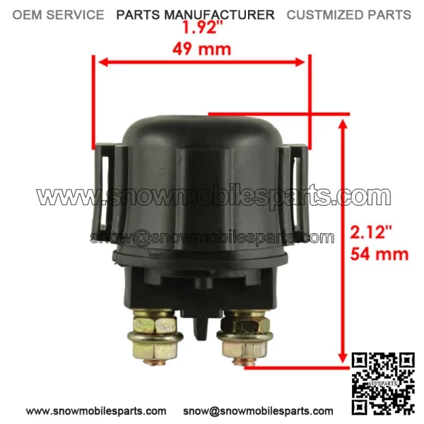 Starter Relay Solenoid for Honda TRX300 TRX300FW Fourtrax 300 2X4 4X4 1988-2000 - Image 2