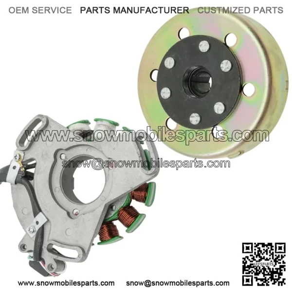 Stator Magneto & Flywheel Rotor for Yamaha Banshee 350 YFZ350 1995-2006 New - Image 4