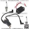 For EZGO Golf Cart 4 Cycle Gas 1996-1998 Ignition Coil CDI Ignitor AC Spark Plug